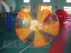 Customized Half Color Water Ball Orange and Transparent with wholesale price