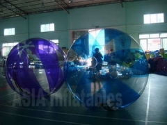 Water Ball 2m Dark blue and Ligh Blue and Balloons Show