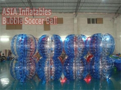 Half Color Bubble Soccer Ball