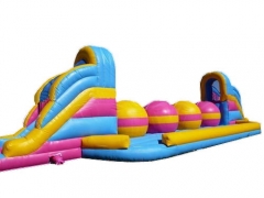 Gymnastics Inflatable Tumbling Mat, Factory Price Wipeout Ball Game