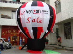 LED Light Rooftop Balloon with Banners for Sales Promotions