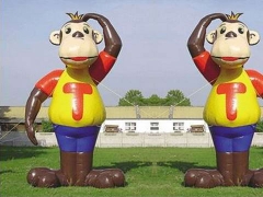 Popular Giant Custom Inflatable Monkey For Outdoor Advertising