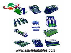 Outdoor Inflatable 5K meters adult obstacles giant inflatable obstacle course,Inflatable Emergency Tents Manufacturer