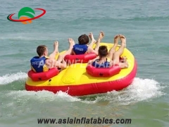 Funny Customized 3 Person Inflatable Water Sports Jet Ski Towable Ski Boat Tube