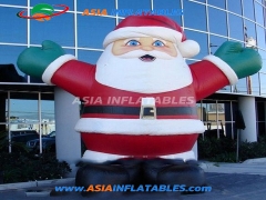 Çeşitli stiller Reklam Dekorasyon Şişme Noel Noel Baba Maskotları 