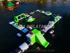Corrosion Resistance Customized Floating Water Park Inflatable Aqua Playground for Sea