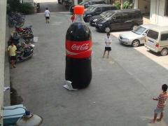 4m coca cola şişme şişe kopyası