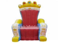 Şişirilebilir kraliyet sandalyesi