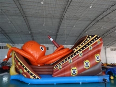 Şişme kraken korsan gemi oyun alanı