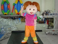 Dora maskot kostüm