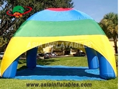 Benzersiz Renkli şişme çadır protable şişme araba barınak güneş barınak dört bacakları örümcek çadır olay çadır