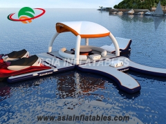 çadır ile yüzen ada eğlence platformu