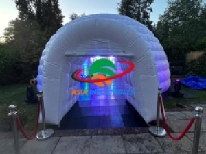 Top Design Hot Selling Inflatable White Igloo Disco Tent Inflatable dome Party Bar Tent With Led Lighting