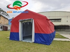 Custom Red Cross Inflatable Fire Rescue Tent Medical Tent For Disaster Relief. Top Quality, 3 Years Warranty.