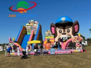 PAW Patrol Inflatable Bounce House For Kids Inflatable Theme Park Manufacturers