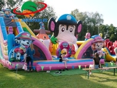Above Ground Pools, Best Sellers PAW Patrol Fun World Jumping Inflatable Playground For Sale